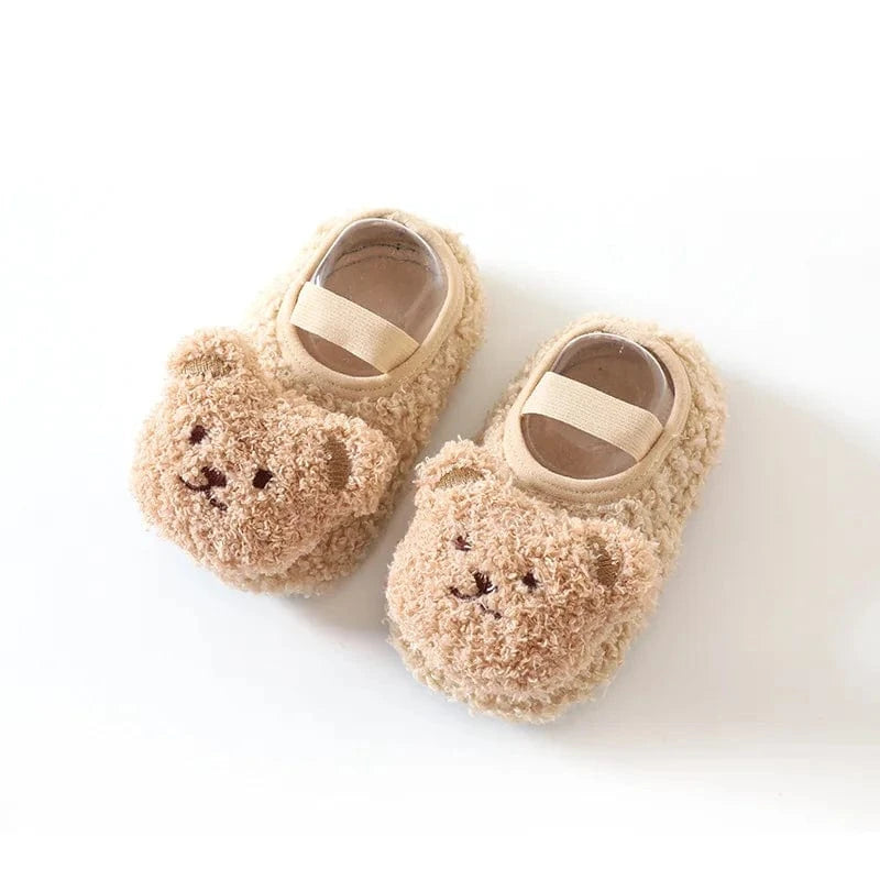 CUDDLEPAWS – Cozy Bear Slippers for Kids