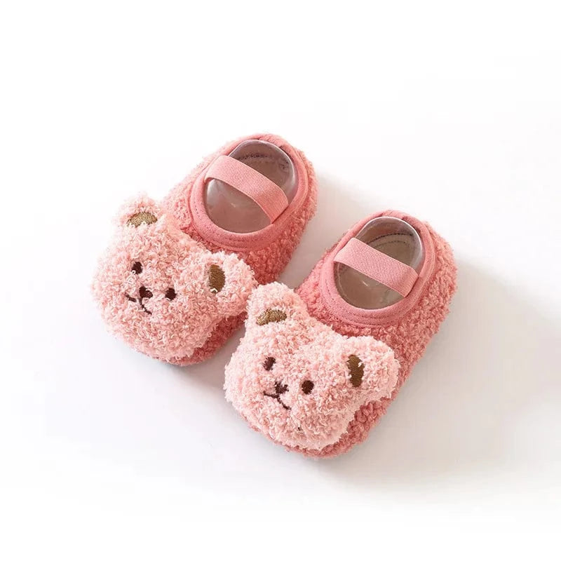 CUDDLEPAWS – Cozy Bear Slippers for Kids