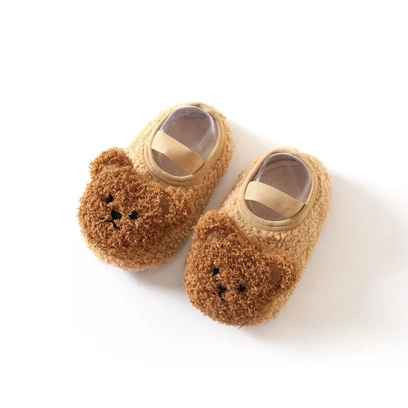 CUDDLEPAWS – Cozy Bear Slippers for Kids