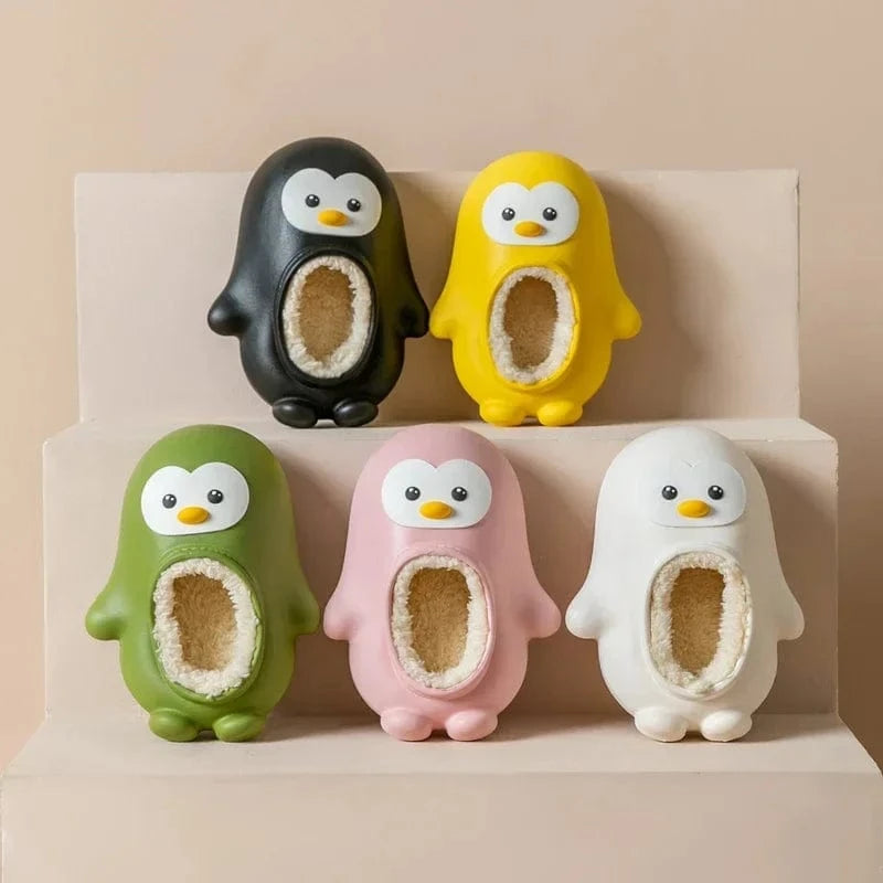 CUDDLY PENGUINS – Adorable Kids' Warm Slippers