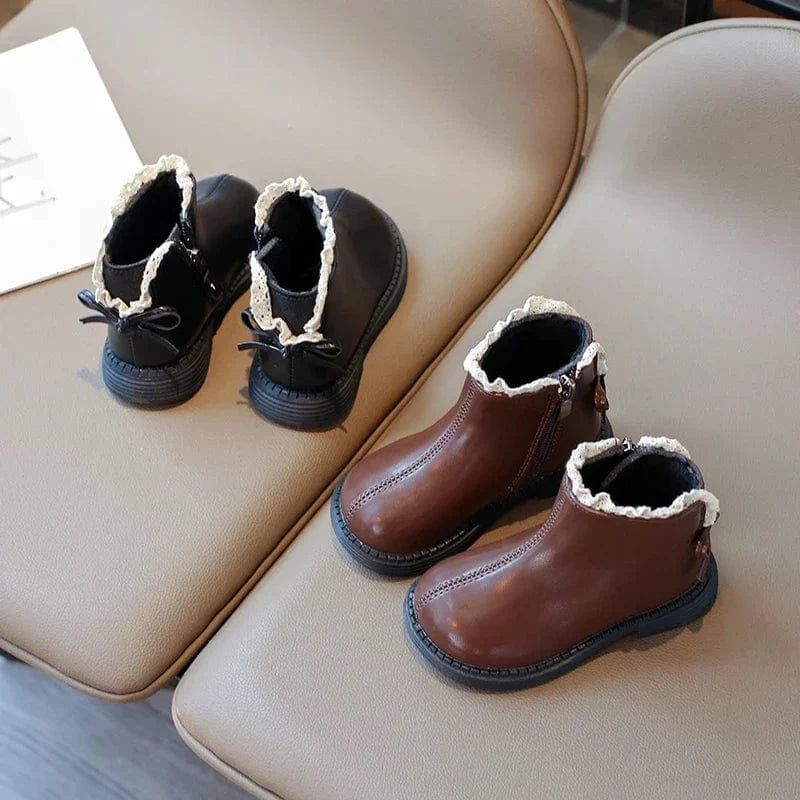 KIDDO COMFORT – Cozy Leather Ankle Boots for Kids