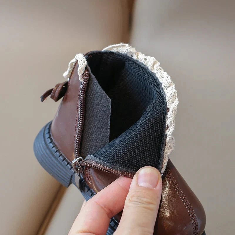 KIDDO COMFORT – Cozy Leather Ankle Boots for Kids