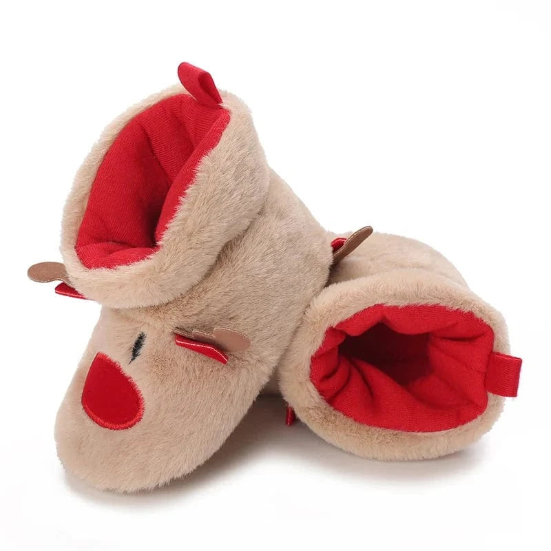 SNOWFLAKE CUDDLES – Cozy Christmas Slippers for Kids