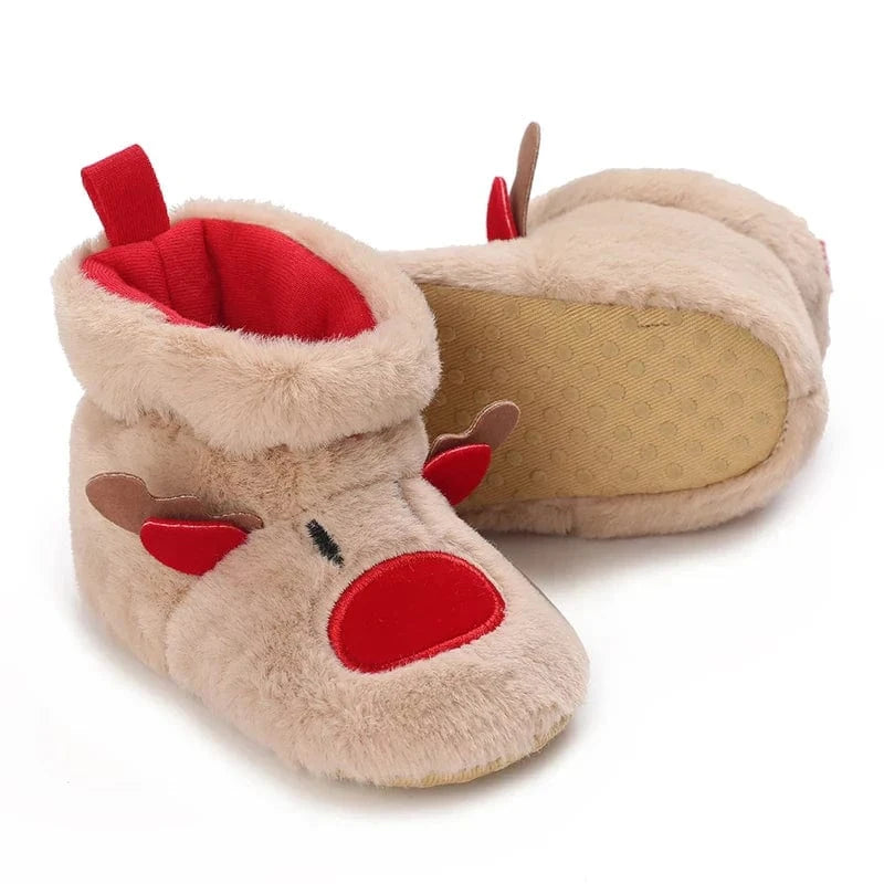 SNOWFLAKE CUDDLES – Cozy Christmas Slippers for Kids