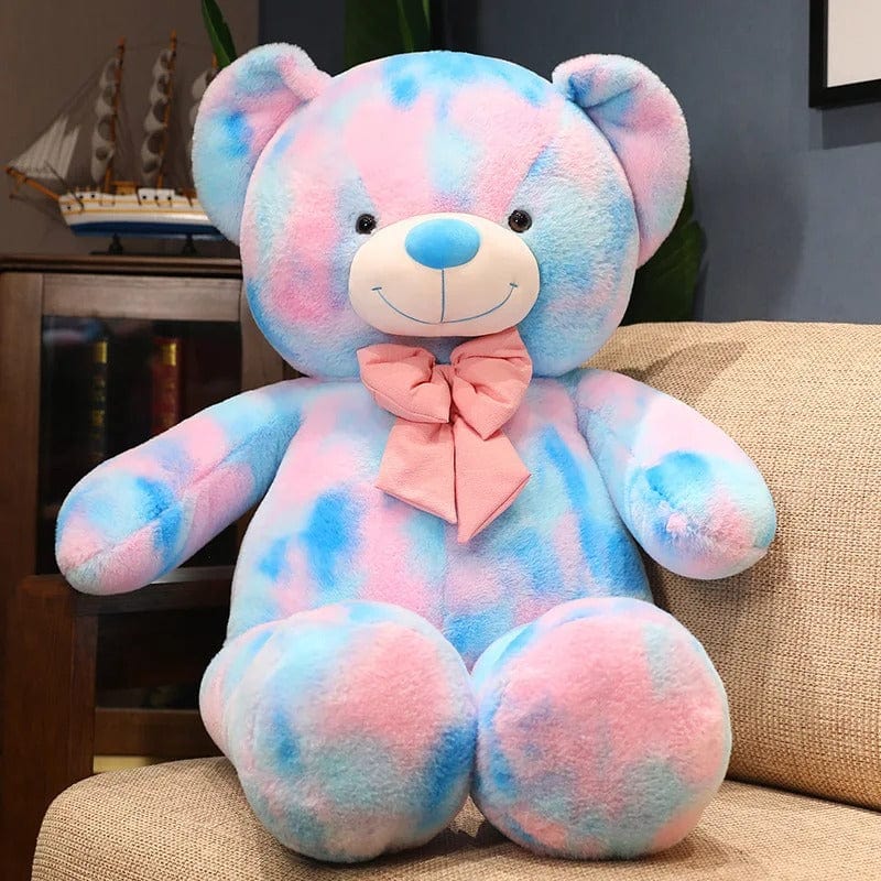 Giant Rainbow Stuffed Bear - Gift Edition