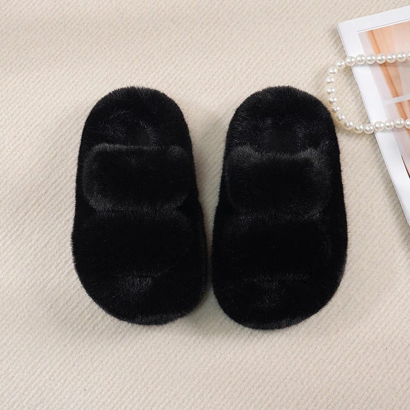 CozyCloud Kids Plush Slippers