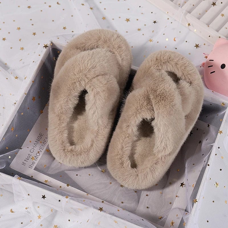CozyCloud Kids Plush Slippers