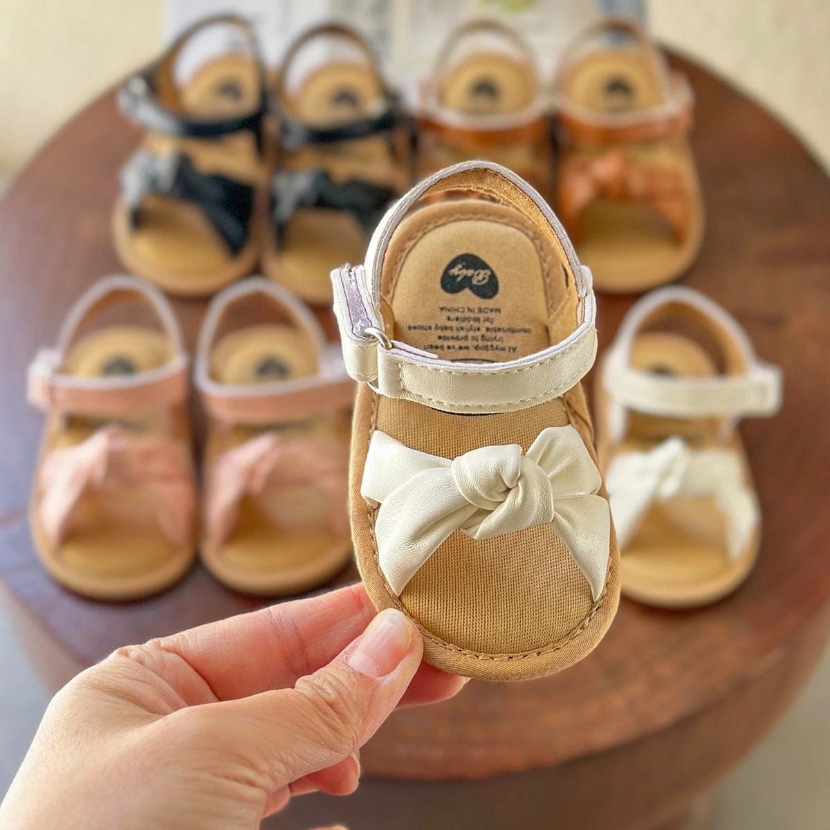 BowKnot Infant Sandals – Soft & Stylish