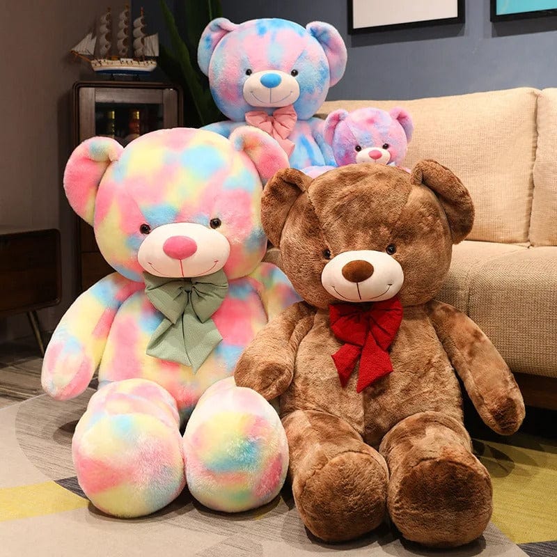 Giant Rainbow Stuffed Bear - Gift Edition