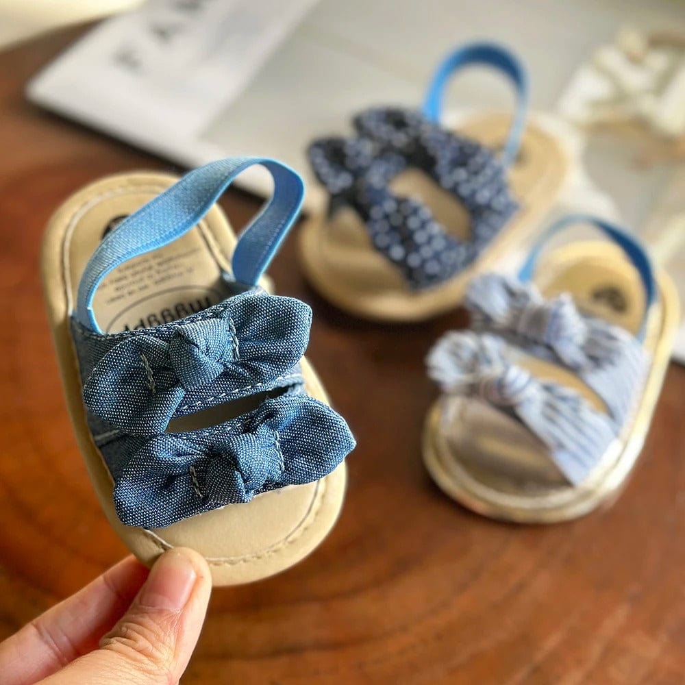 BowKnot Baby Sandals – Soft & Stylish