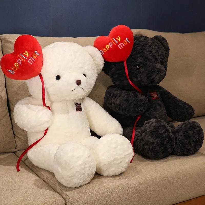 Balloon Hug Stuffed Bear - Romantic Gift