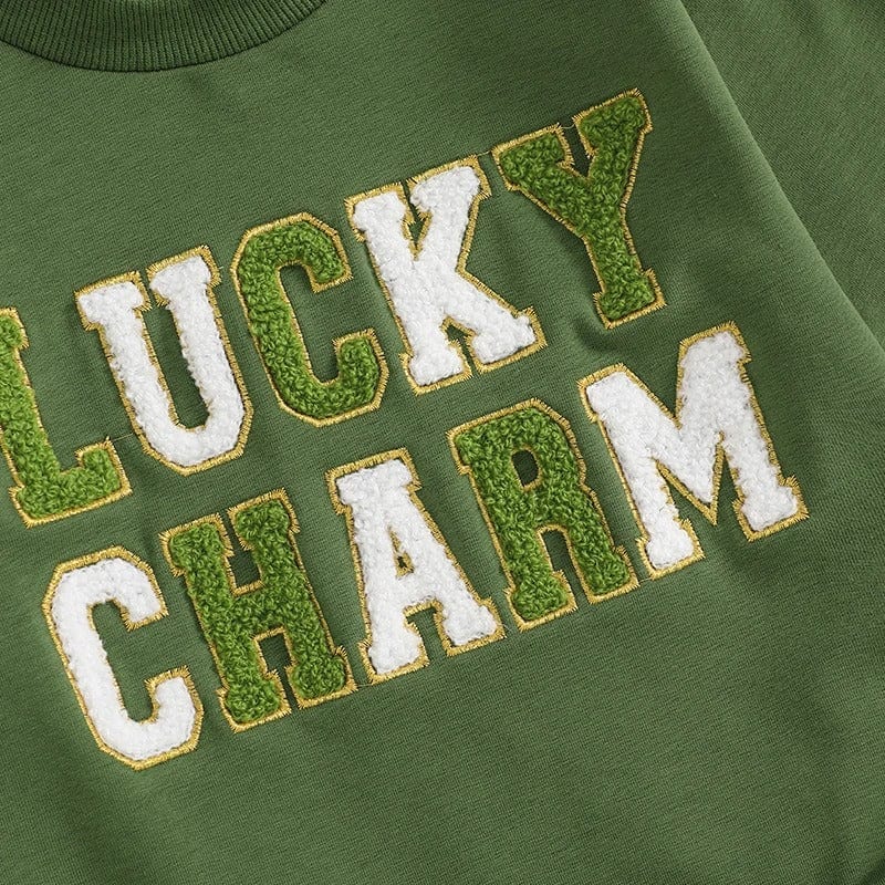 Lucky Charm St. Patrick's Day Baby Romper