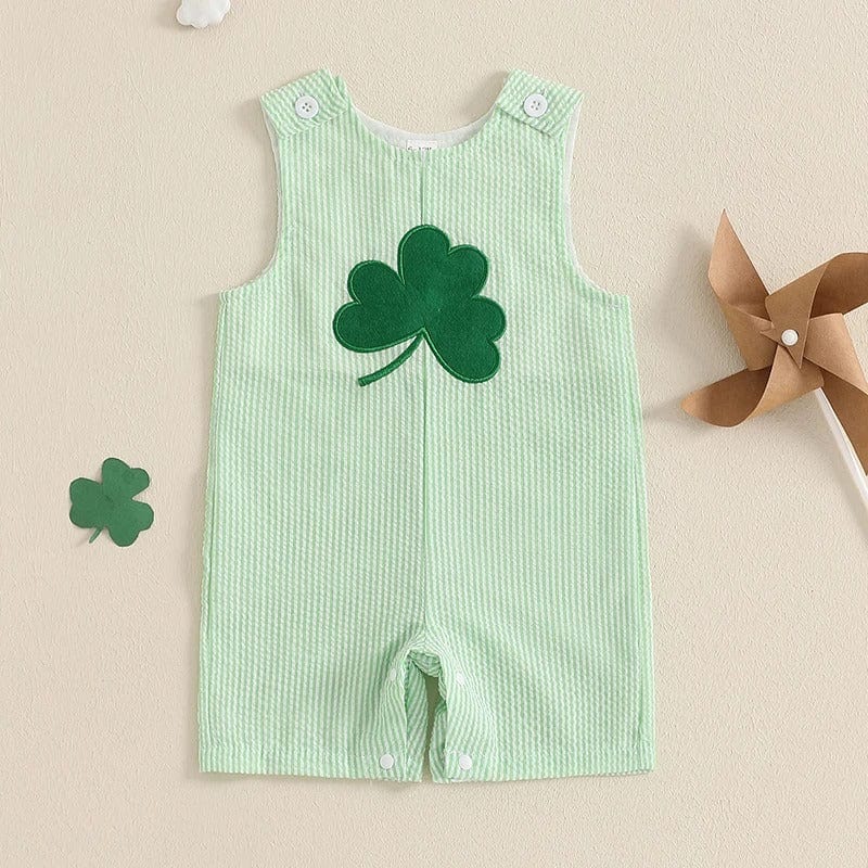 Little Lucky Shamrock St. Patrick's Day Baby Romper