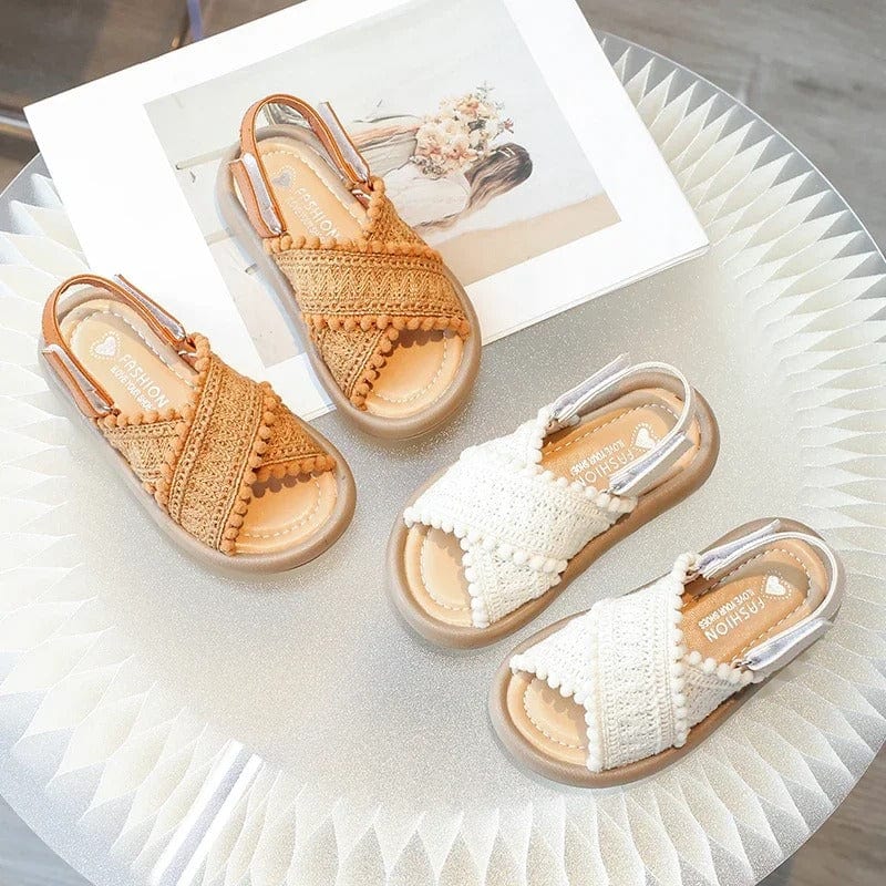 Boho Kids Summer Sandals - Anti-Slip Retro Style
