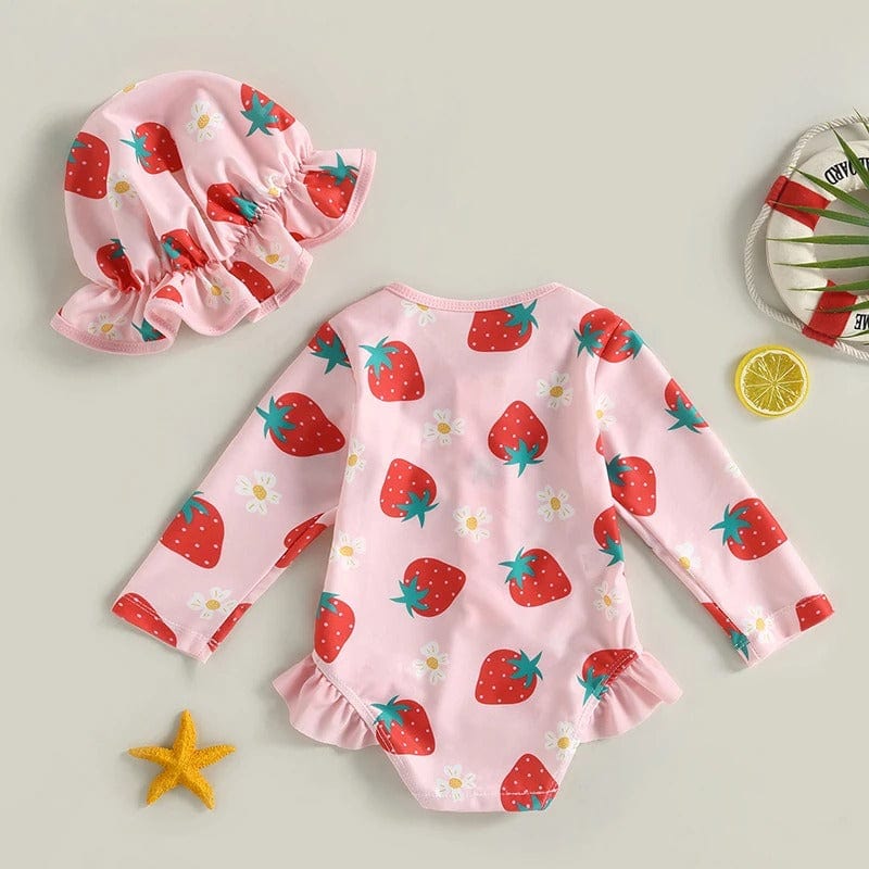 Baby Long Sleeve Rash Guard Swimsuit Set
