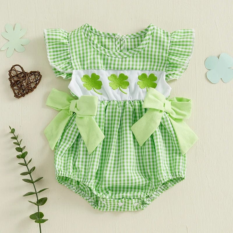 Shamrock Charm St. Patrick's Day Baby Outfit
