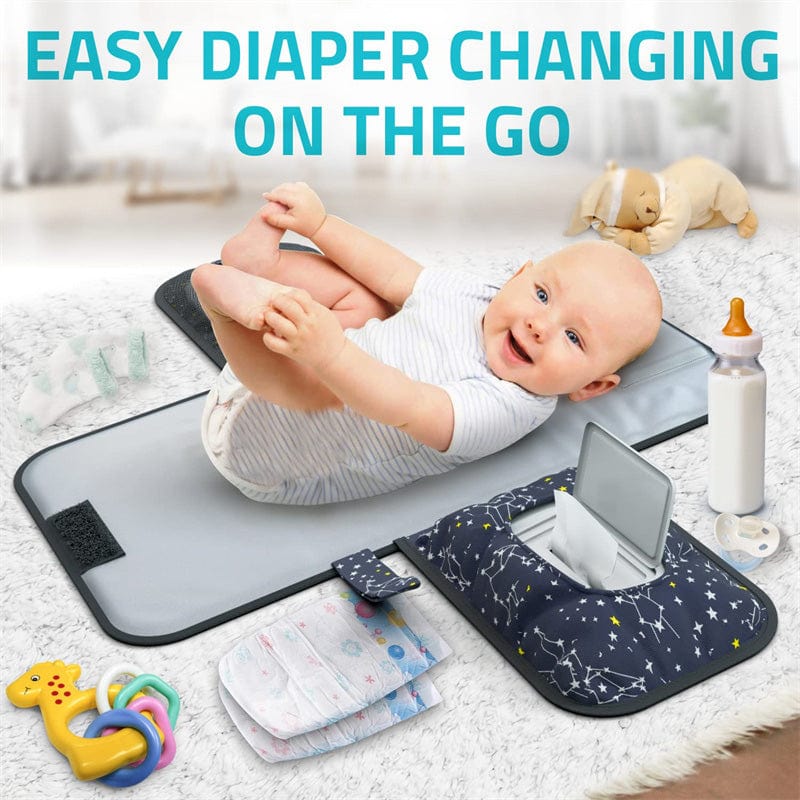 Portable On-the-Go Diaper Changing Pad