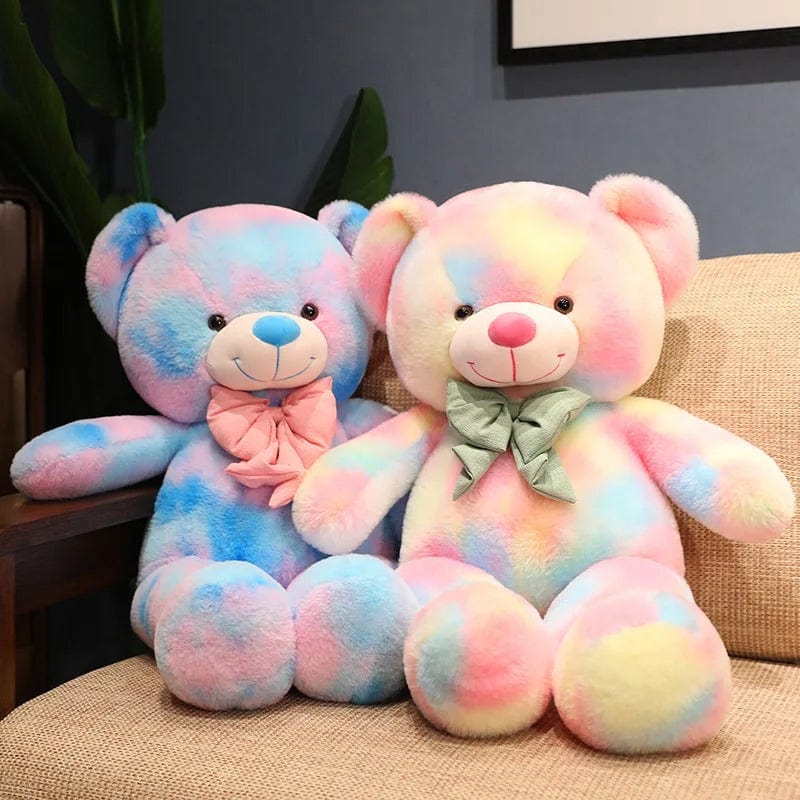 Giant Rainbow Stuffed Bear - Gift Edition