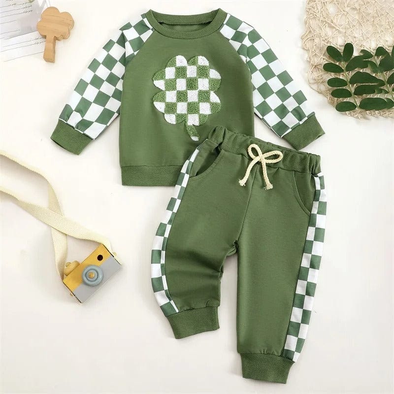 Lucky Clover St. Patrick's Day Baby Outfit