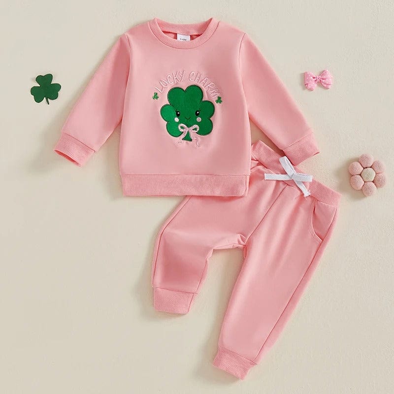 Little Lucky Baby Sweatshirt Set St. Patrick’s Day Outfit