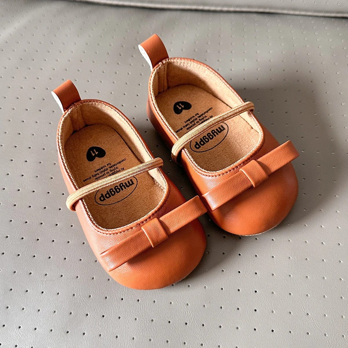 Tiny Steps Bow Baby Shoes