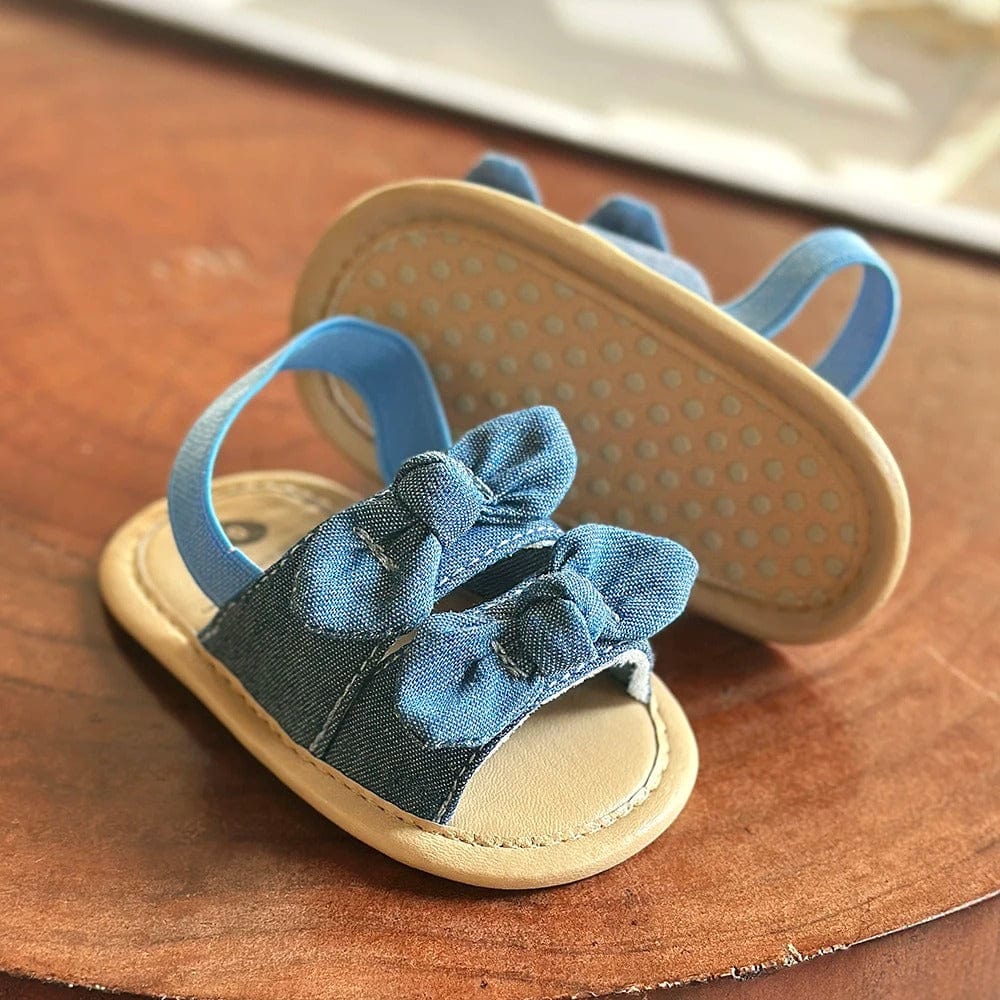 BowKnot Baby Sandals – Soft & Stylish