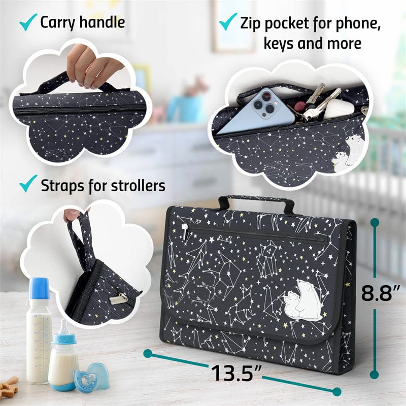 Portable On-the-Go Diaper Changing Pad
