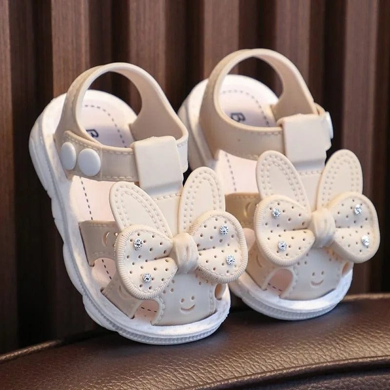 Sparkle Bow Baby Sandals – Soft & Stylish