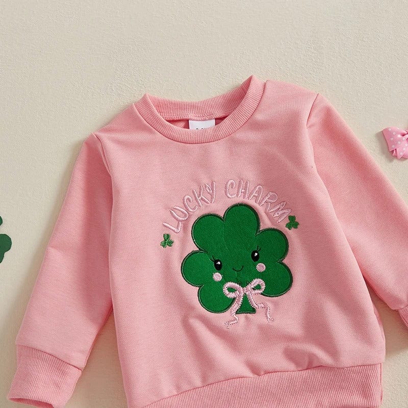 Little Lucky Baby Sweatshirt Set St. Patrick’s Day Outfit