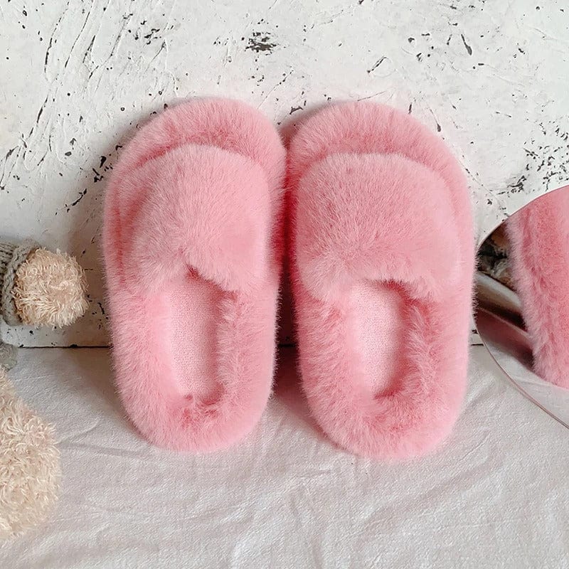 CozyCloud Kids Plush Slippers