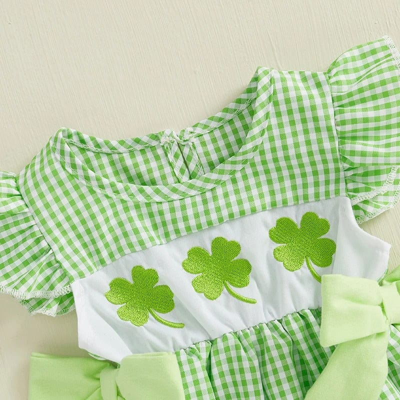 Shamrock Charm St. Patrick's Day Baby Outfit