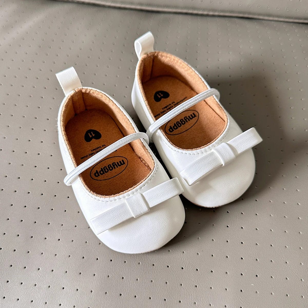 Tiny Steps Bow Baby Shoes