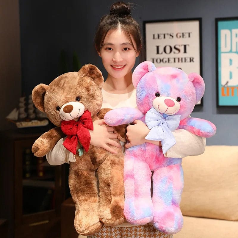 Giant Rainbow Stuffed Bear - Gift Edition