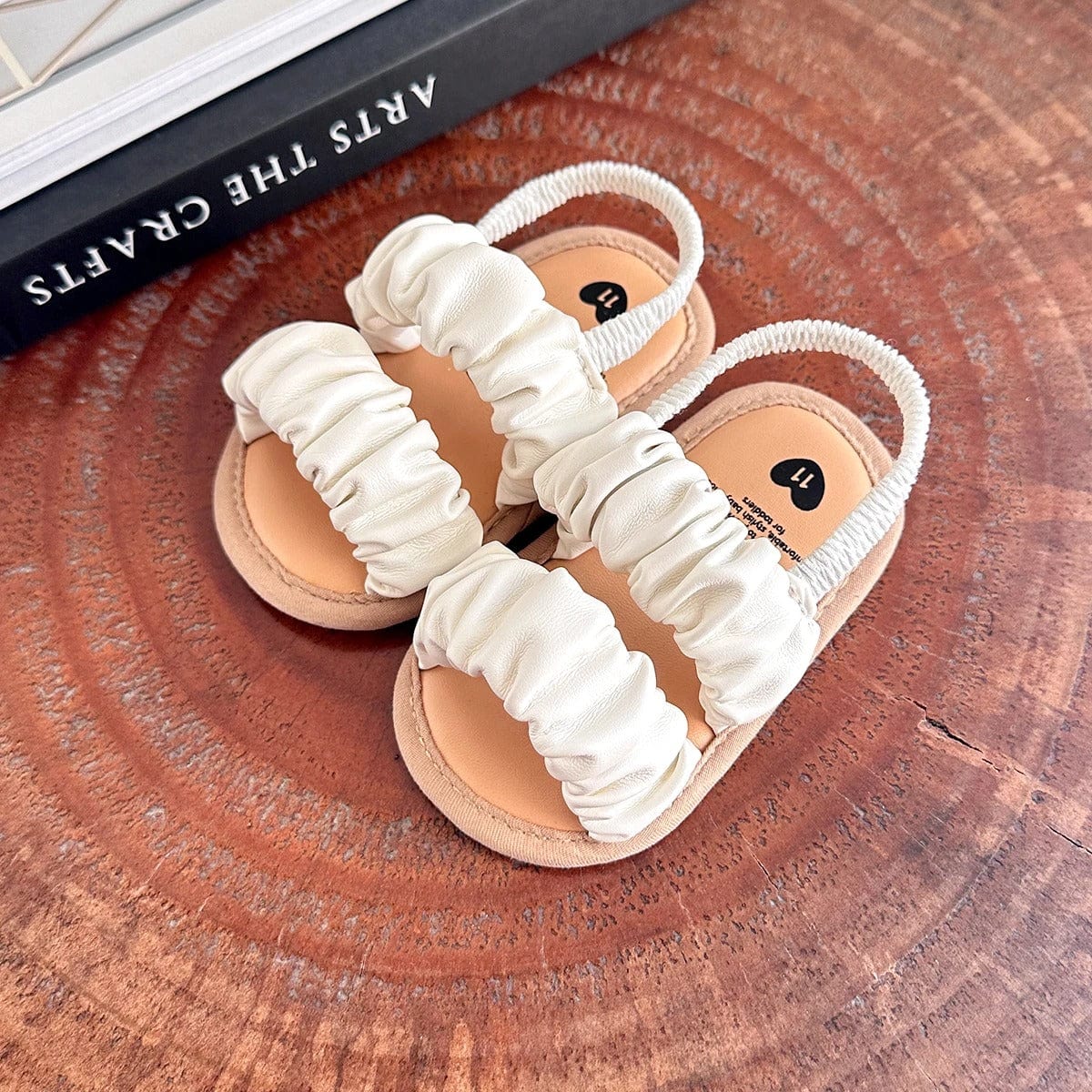 Ruffle Strap Baby Sandals – Soft & Stylish