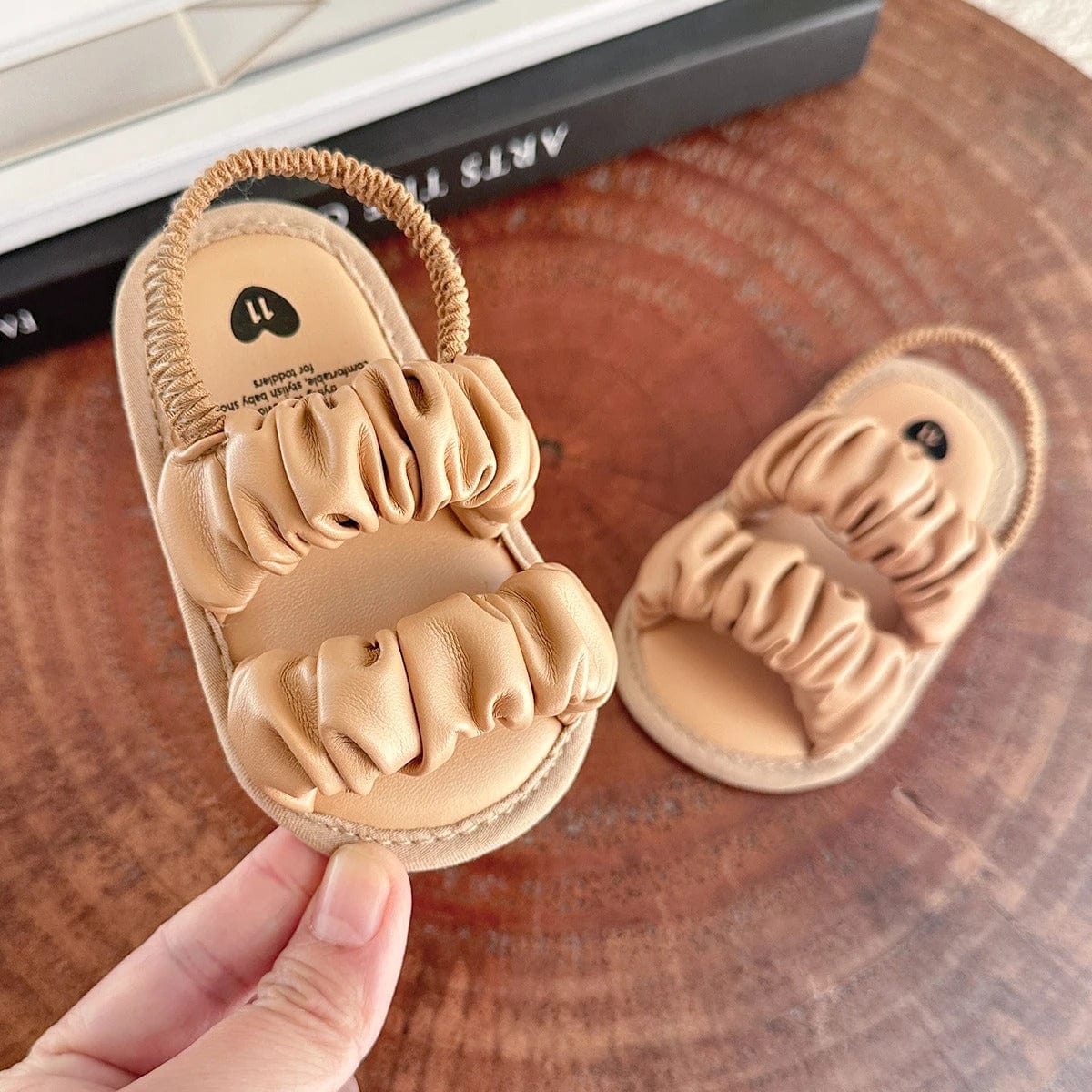 Ruffle Strap Baby Sandals – Soft & Stylish