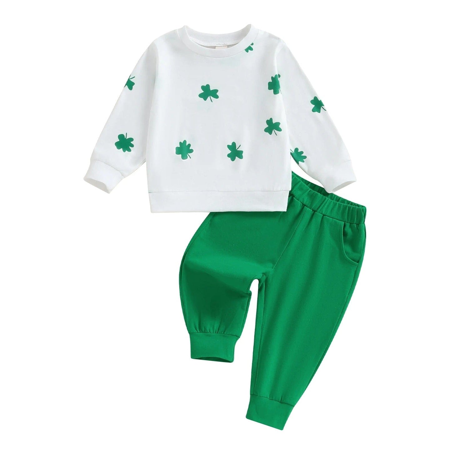 Four-Leaf Clover St. Patrick’s Baby Clothes