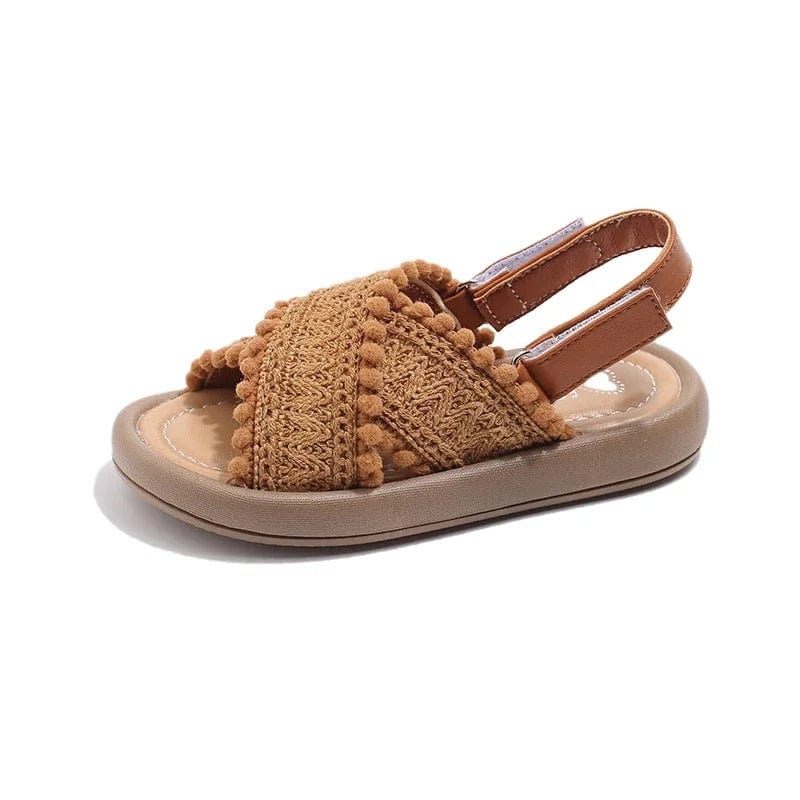 Boho Kids Summer Sandals - Anti-Slip Retro Style