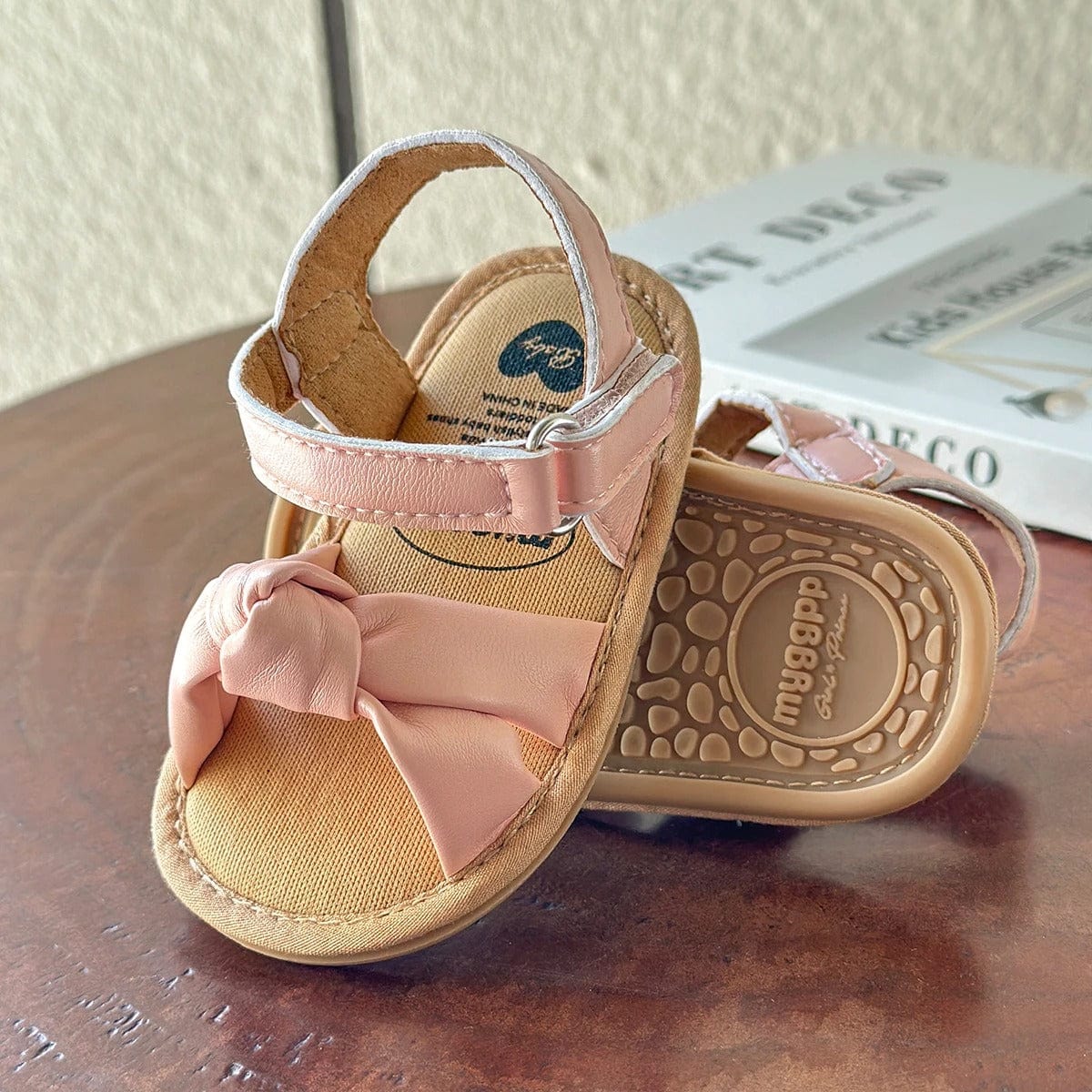 BowKnot Infant Sandals – Soft & Stylish