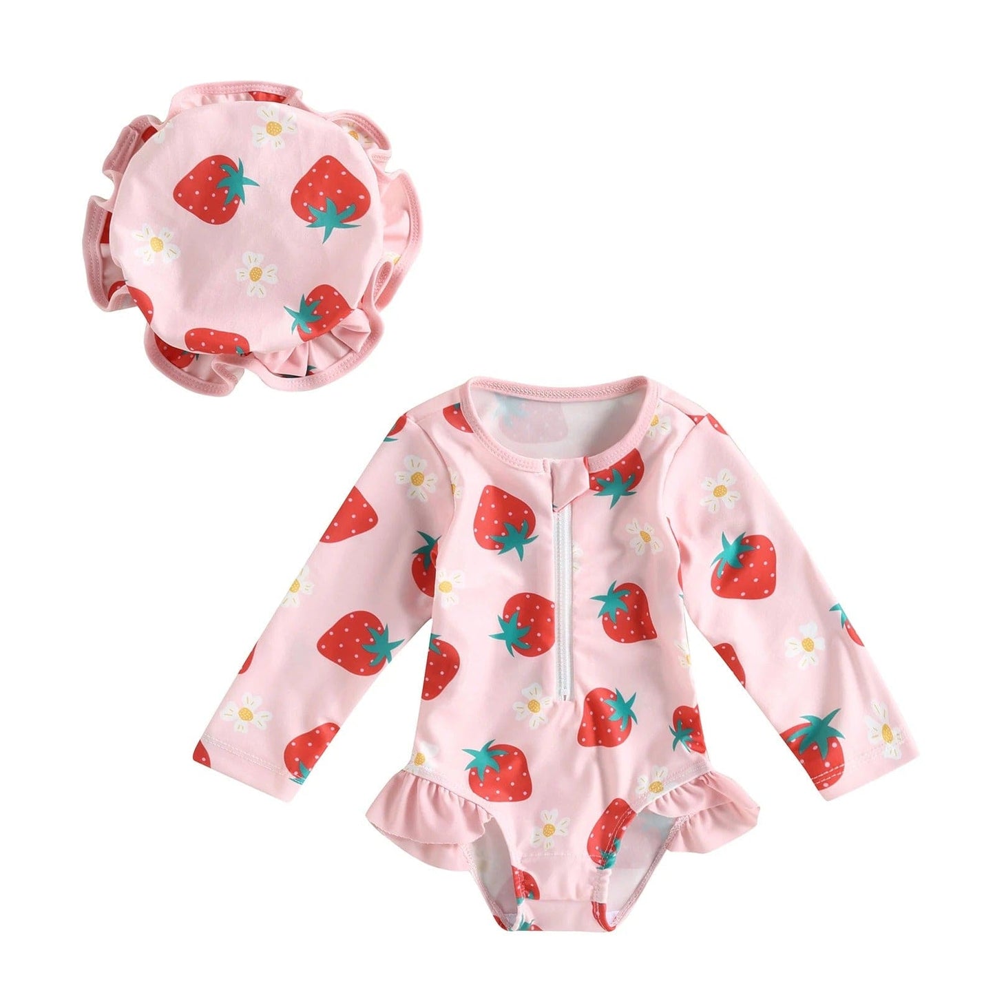 Baby Long Sleeve Rash Guard Swimsuit Set