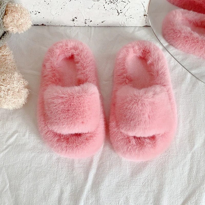 CozyCloud Kids Plush Slippers