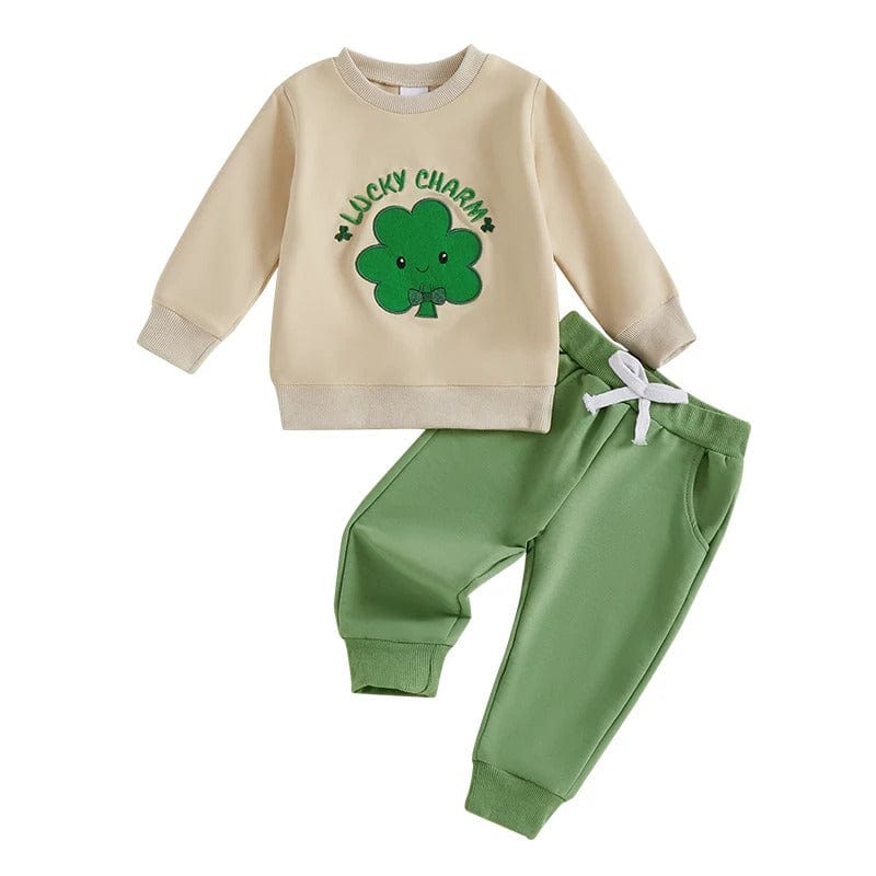 Little Lucky Baby Sweatshirt Set St. Patrick’s Day Outfit
