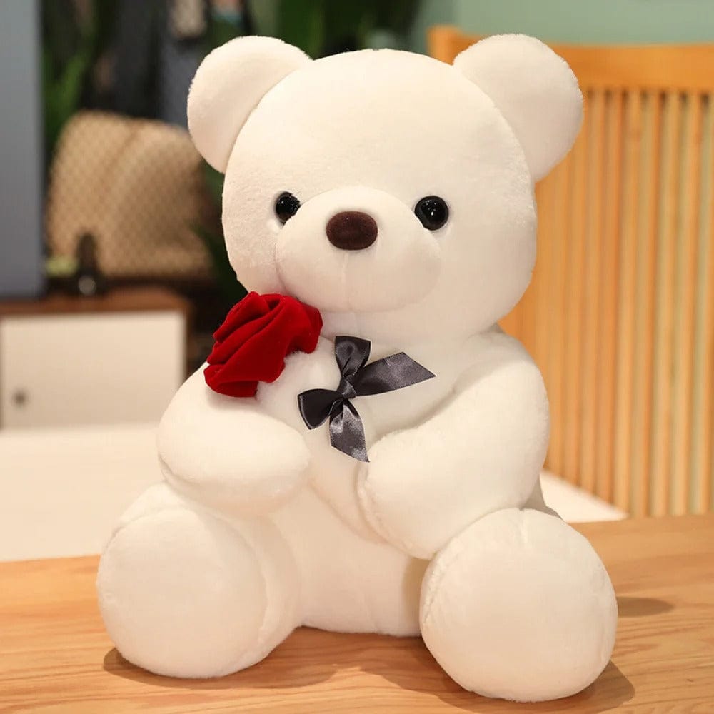 Rose Gift Stuffed Bear - Valentine's Edition