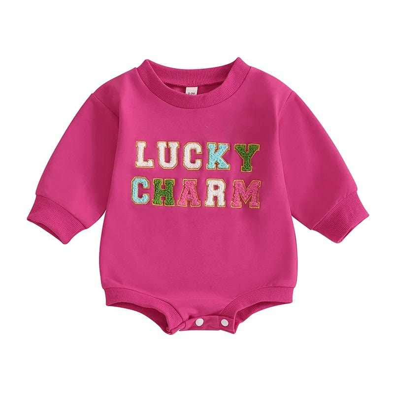 Lucky Charm St. Patrick's Day Baby Romper