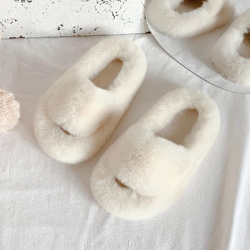 CozyCloud Kids Plush Slippers