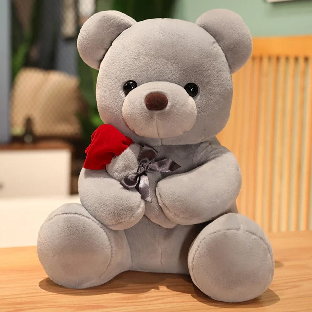Rose Gift Stuffed Bear - Valentine's Edition