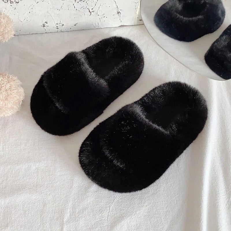 CozyCloud Kids Plush Slippers