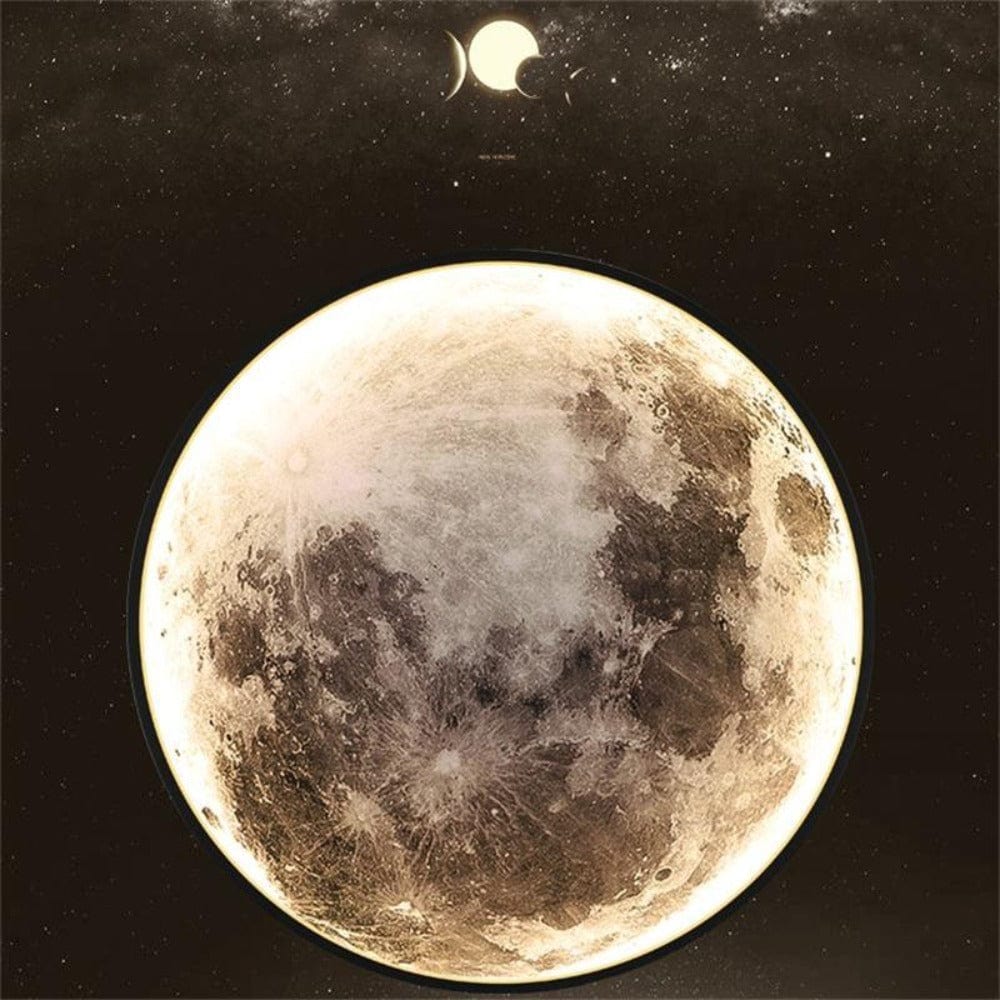 Enchanting 3D LED Moon/Earth Wall/Ceiling Light