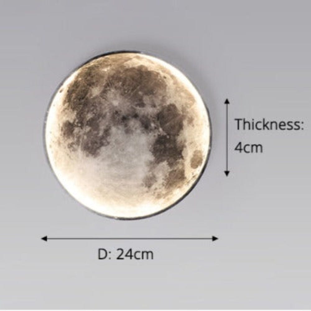 Enchanting 3D LED Moon/Earth Wall/Ceiling Light