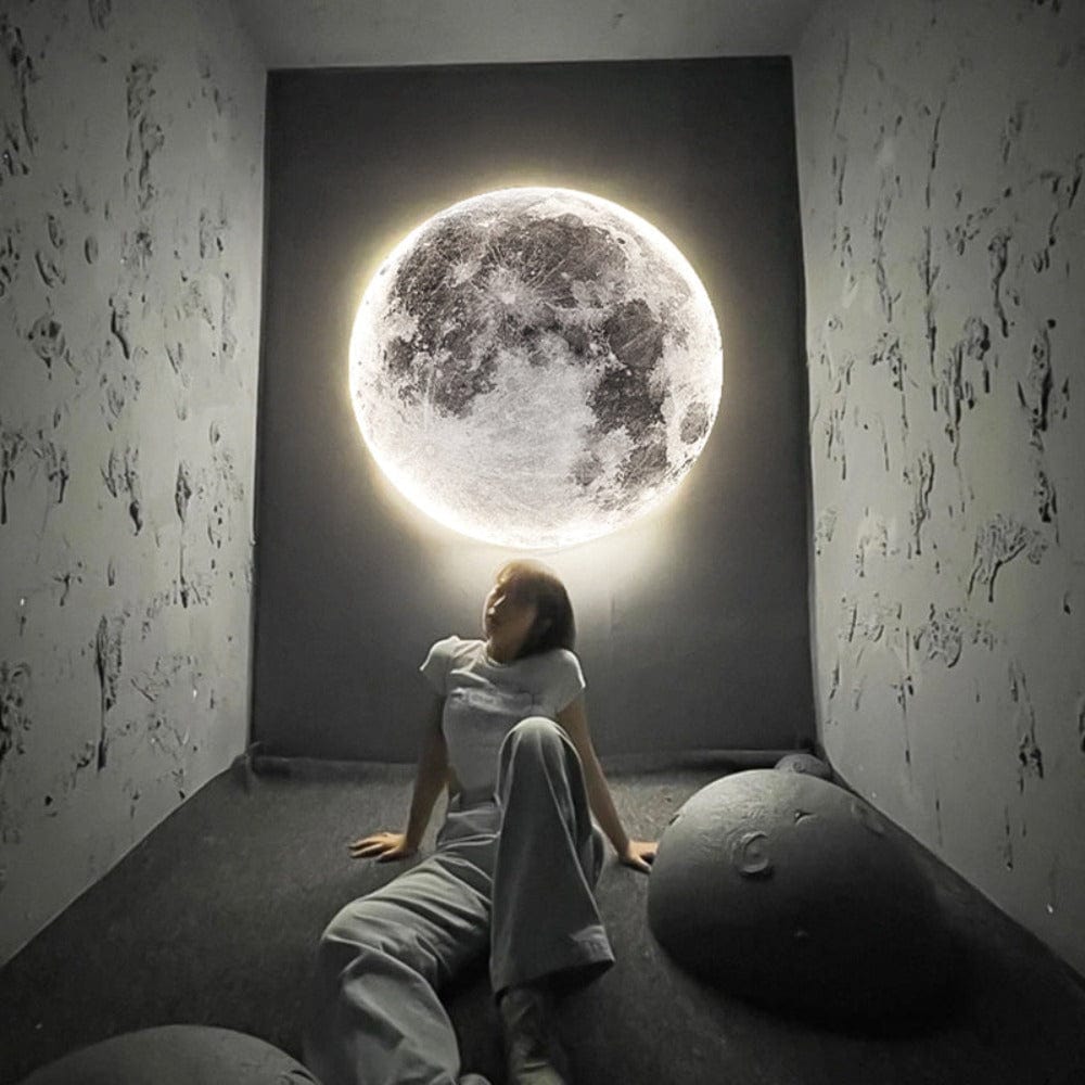 Enchanting 3D LED Moon/Earth Wall/Ceiling Light