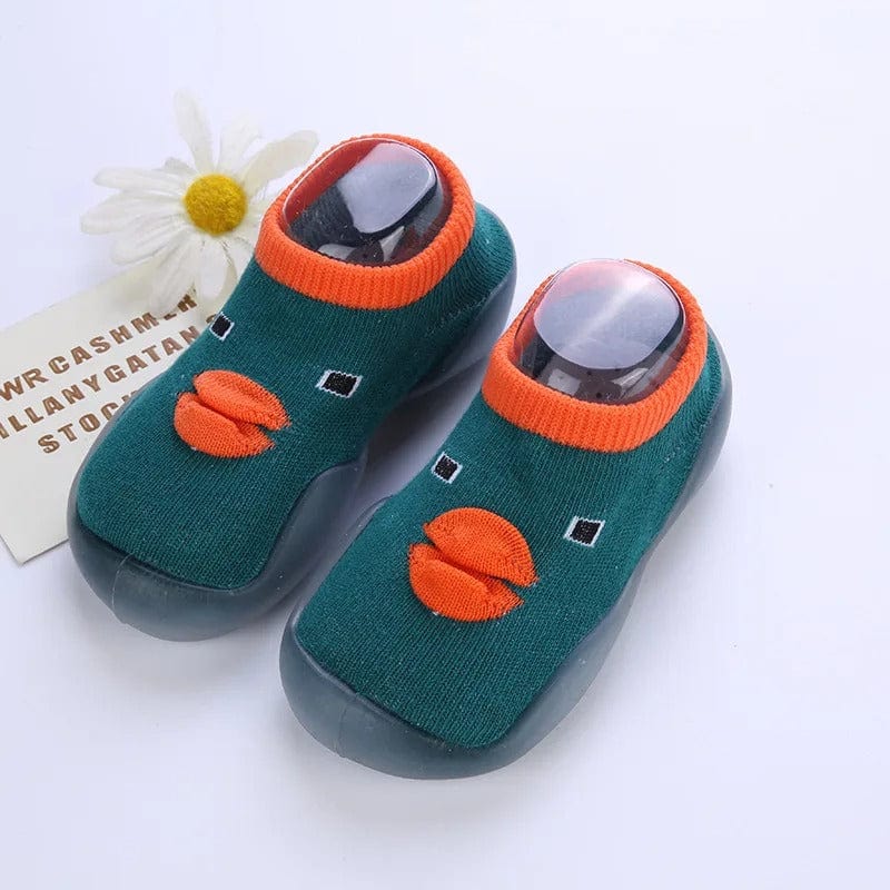 CARTOONY™ – Cozy Non-Slip Shoe Socks for Babies